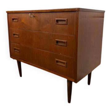 Commode vintage en teck / armoire mid-century