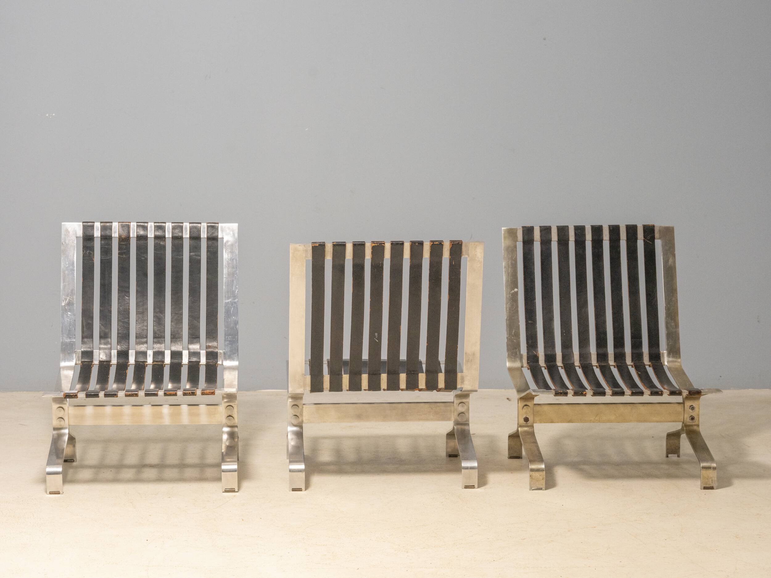 Set of Rolling Chairs, Zbyněk Hřivnáč, 1963, Czechoslovakia