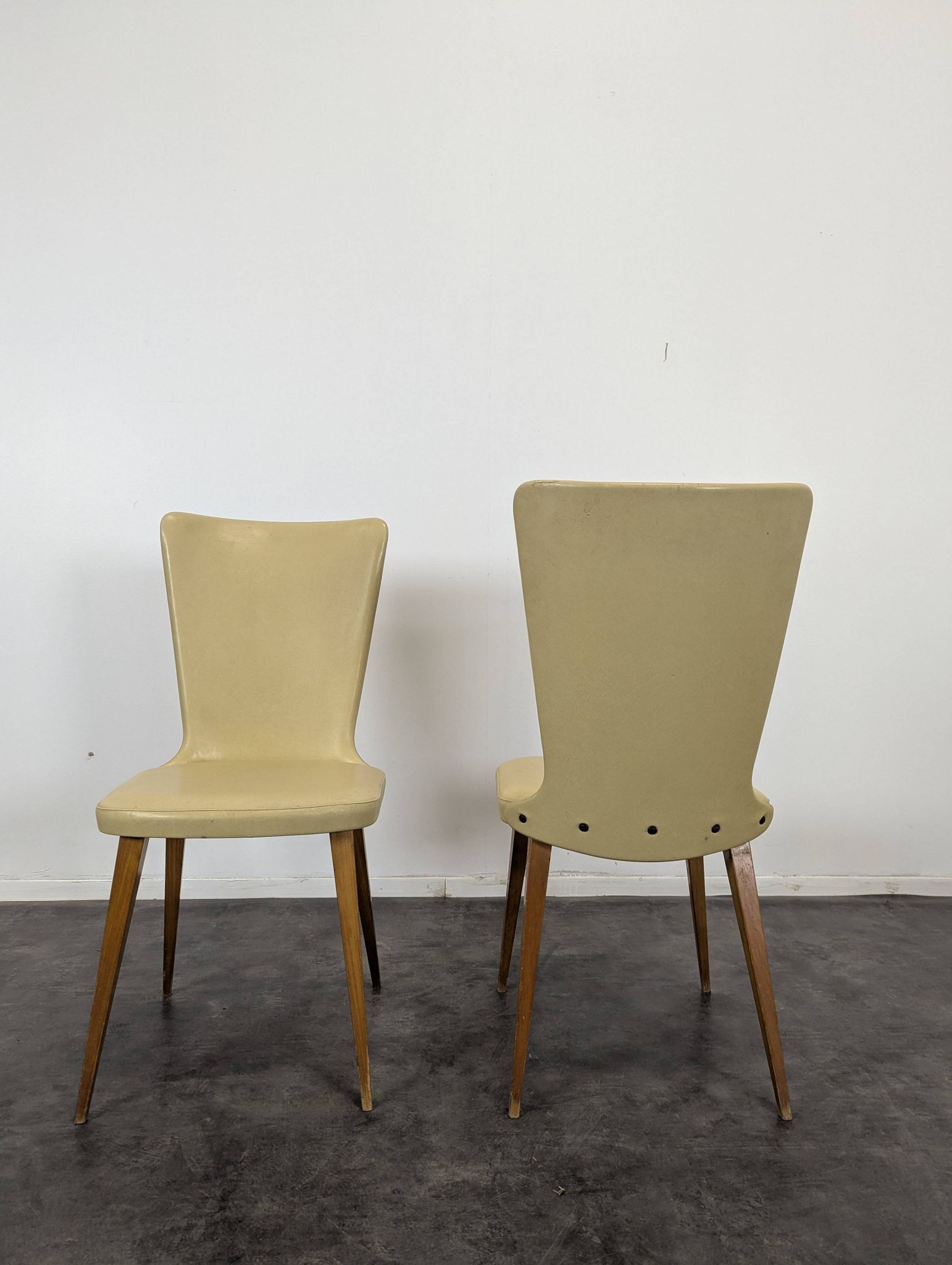 Pair of 60s sky chairs
