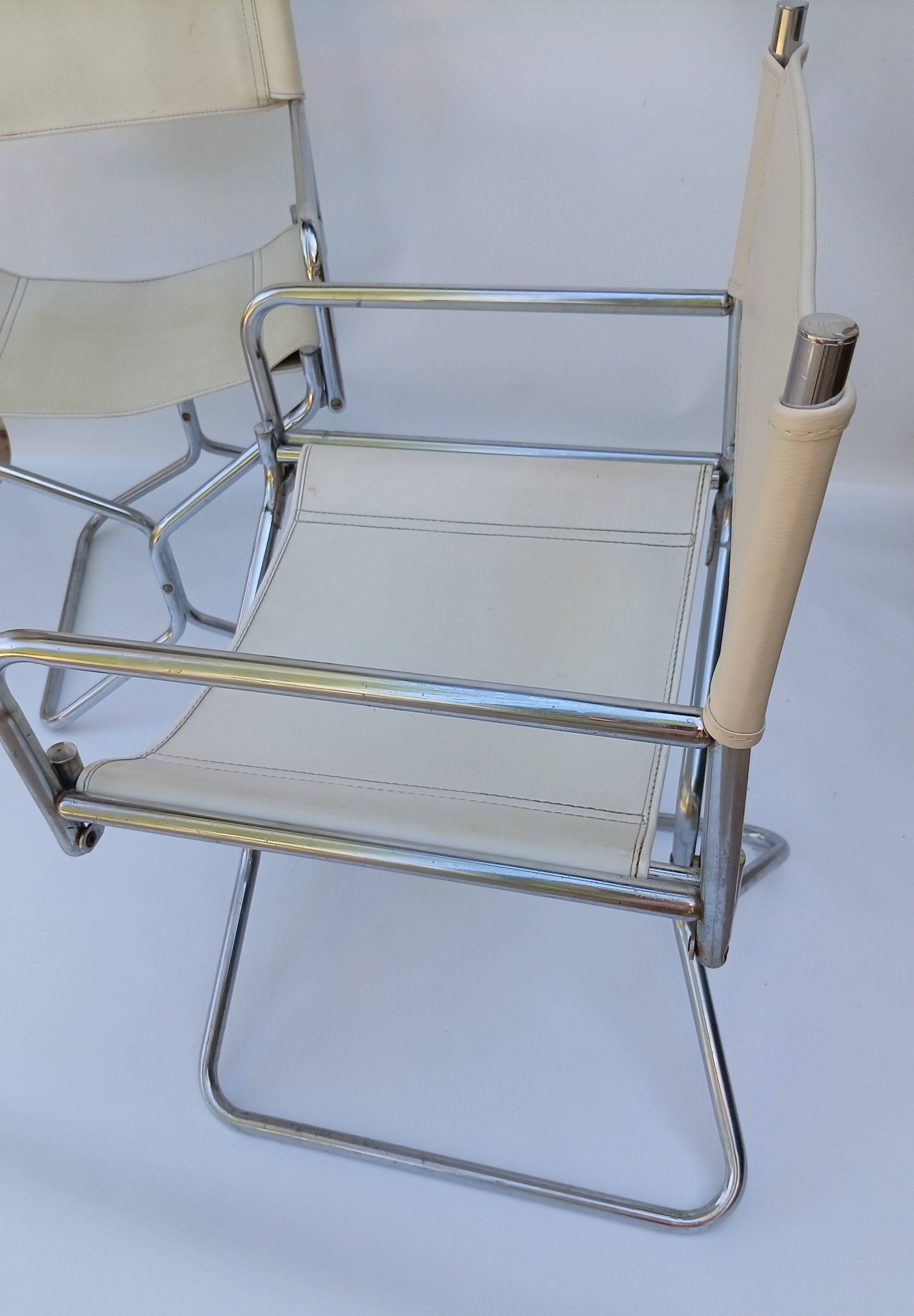 Set of two Vintage Lafuma Folding Director's Chairs