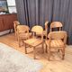 Ensemble de six chaises conçues par Rainer Daumiller, Hirtshals Savvaerk, Danemark.