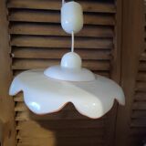 Suspension lampshade corole porcelain fruits