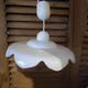 Suspension lampshade corole porcelain fruits