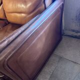 2-seater leather sofa by Roche Bobois