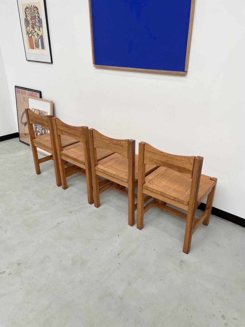 Table pin et chaises « hongisto » Ilmari Tapiovaara