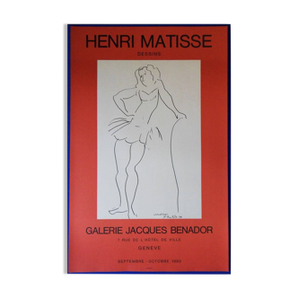 Henri MATISSE : La Ballerine de l'Opéra, Lithographie originale signée