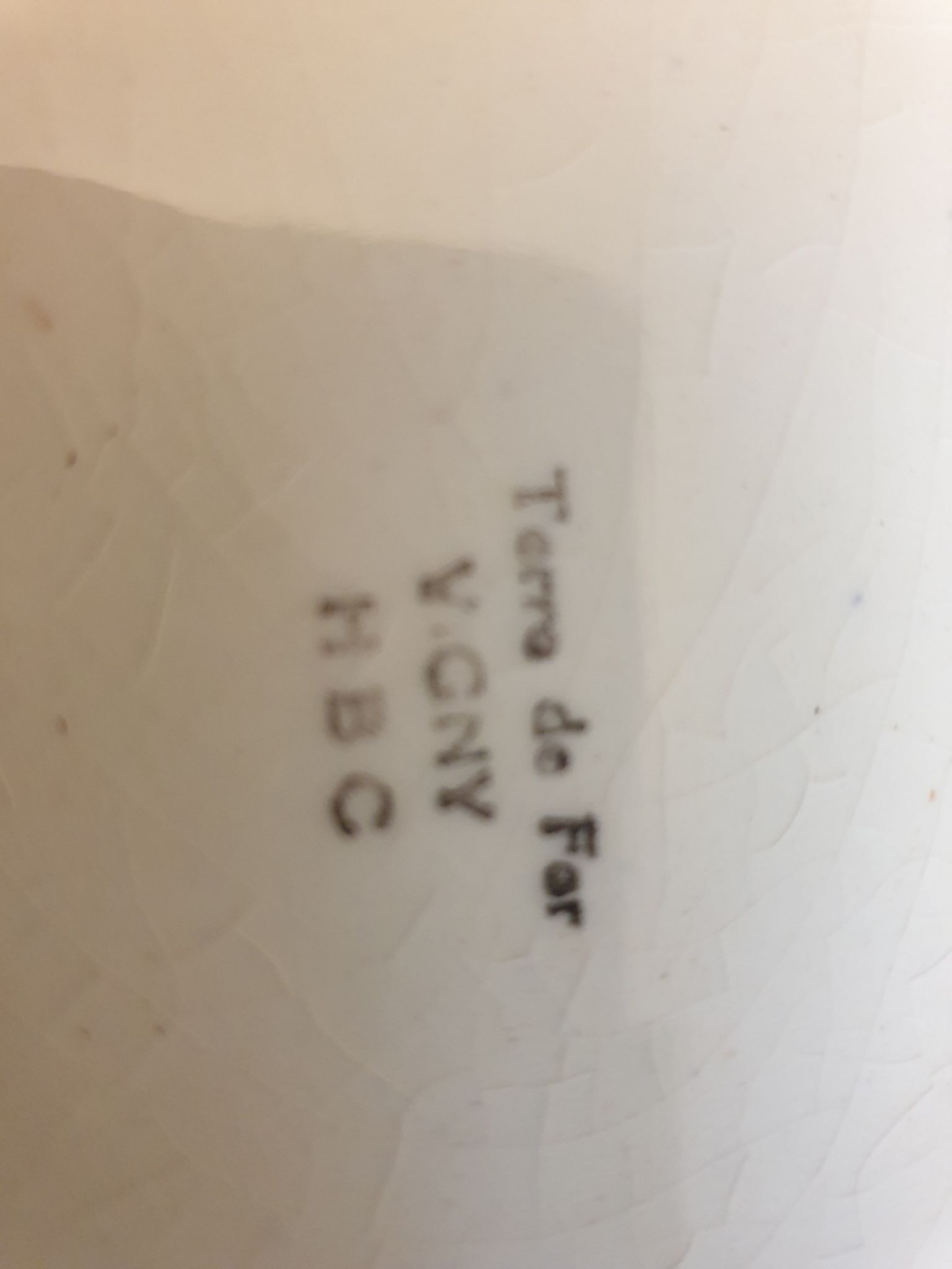 Plat de service ovale Terre de Fer