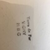 Terre de Fer oval serving dish