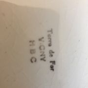 Plat de service ovale Terre de Fer