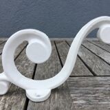 Enamelled cast iron hanger, circa 1950