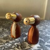 Scandinavian saliere & pepper duo