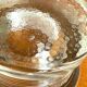 Vintage glass paperweight tray