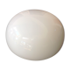 Plafonnier demi lune en opaline blanche années 60/70