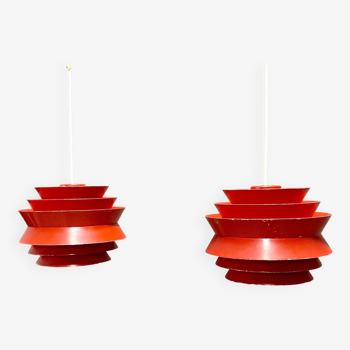 Paire de suspensions "carl thore" design scandinave.