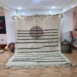 Handmade wool Berber rug 300X200 cm