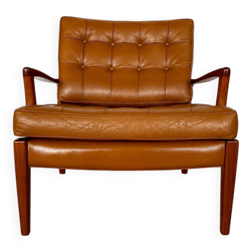 Fauteuil Arne Norell modèle “Löven”, années 1960.