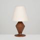 Art Deco Modernist lamp in copper dinanderie circa 1930