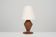 Art Deco Modernist lamp in copper dinanderie circa 1930