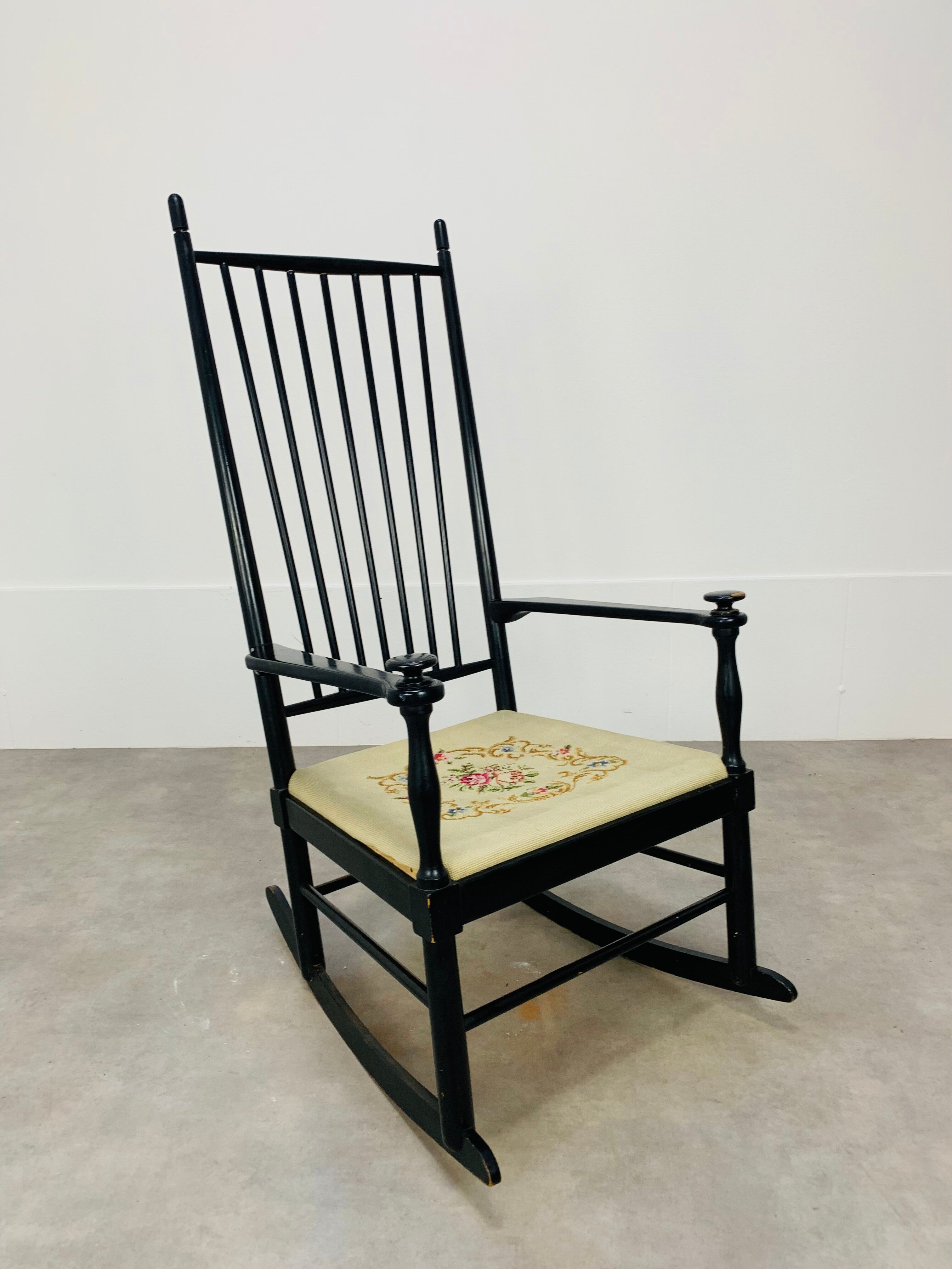 Rocking chair art and craft vintage