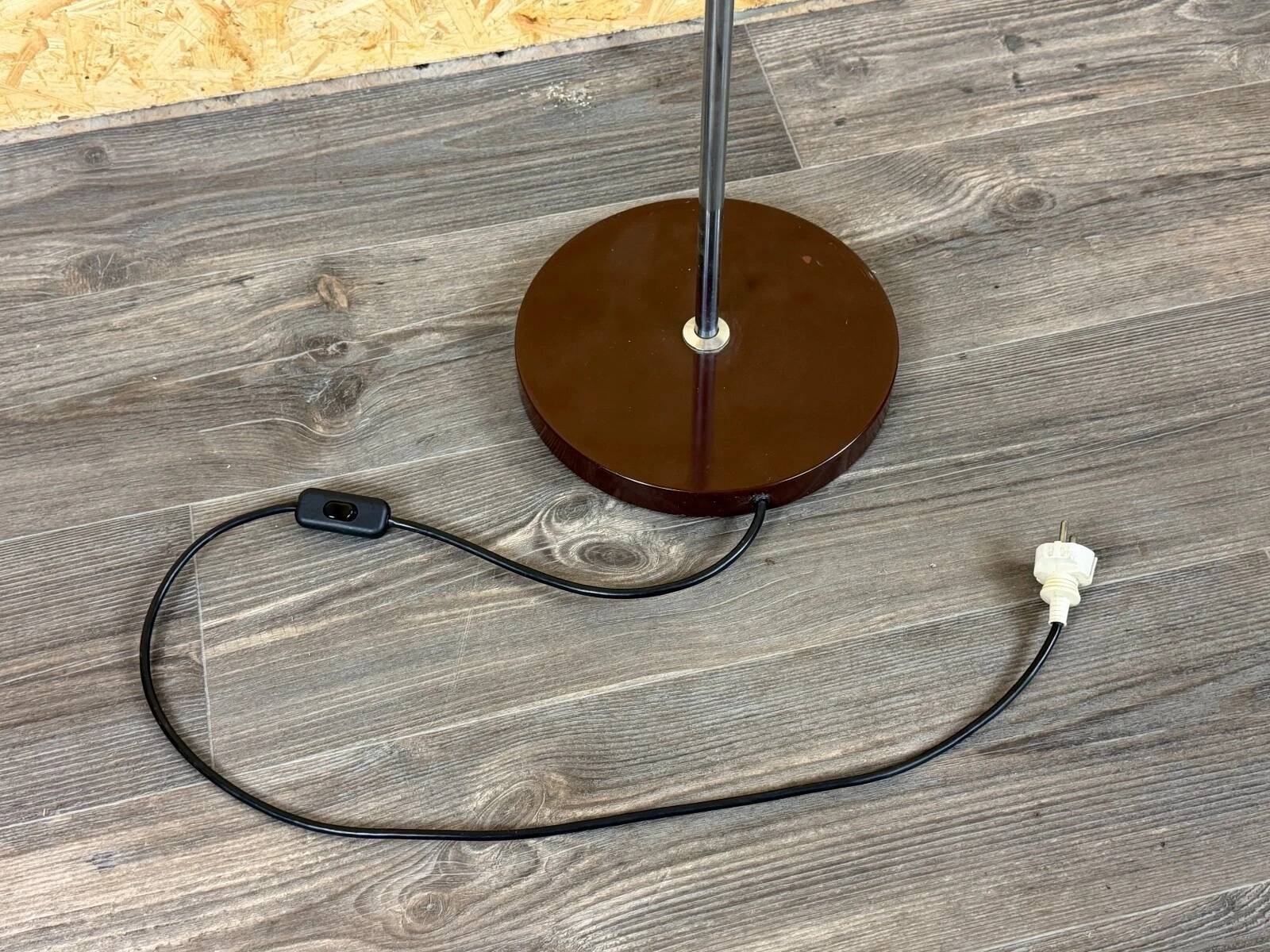 1960s 1970s Floor Lamp in Metal Space Age Design Mid Century