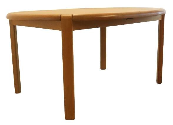 Niels Bach oval dining table 'Korshavn' - japandi / vintage / Danish design