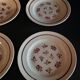 Series of six Pexonne earthenware dessert plates model Algiers