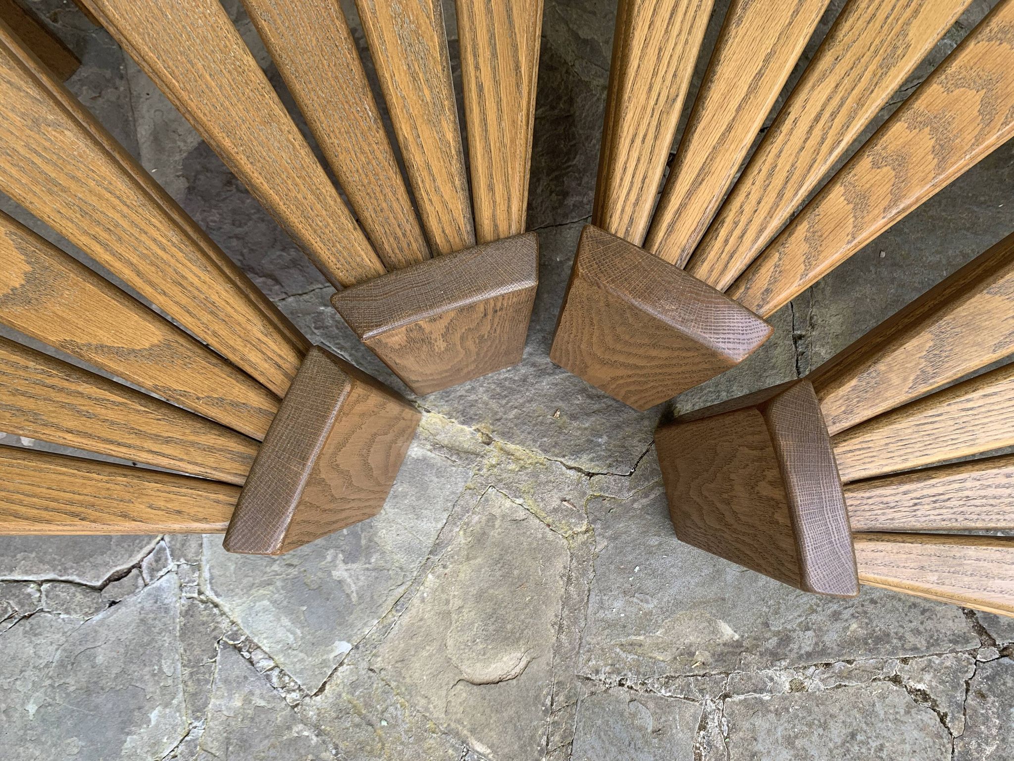 Set of 4 brutalist side tables by Radboud Dittmann, Dittmann & Co. 1970
