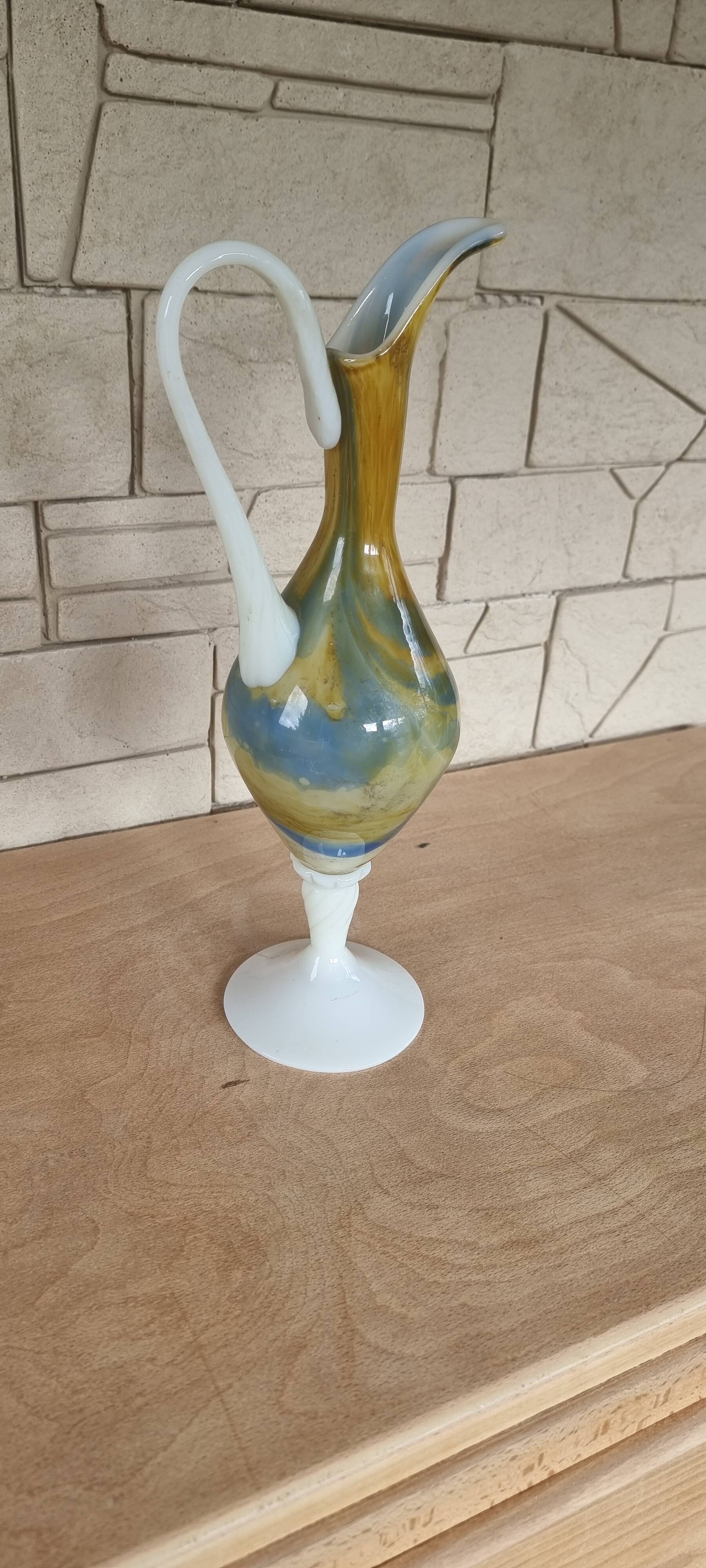 Vase vintage en opaline