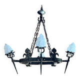 Handcrafted wrought iron chandeliers