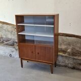 Small MDK display case / teak veneer bookcase 1960 Scandinavian design
