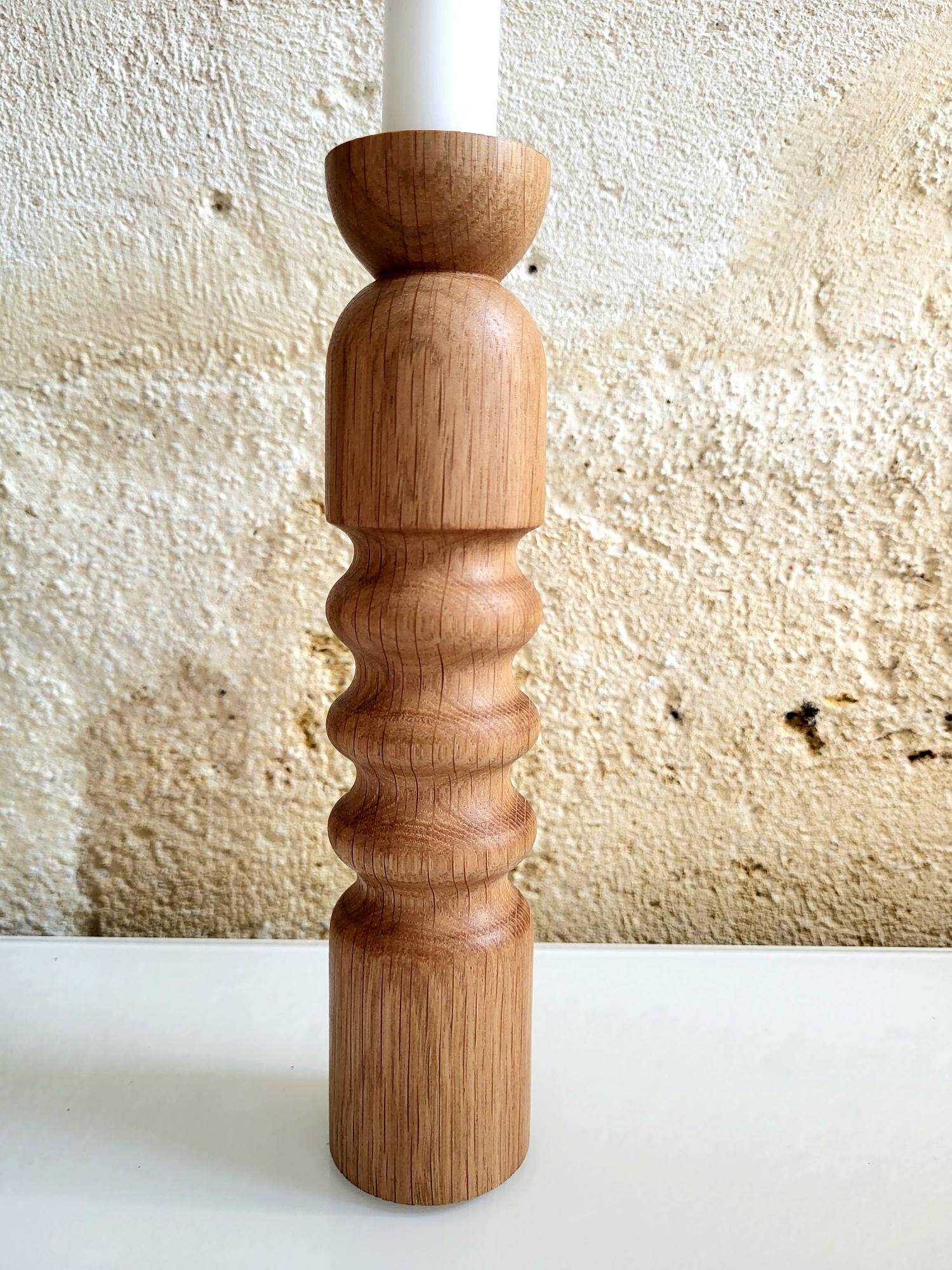 Candle holder - alma oak soliflore