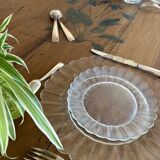 Farmhouse table with turned solid wood legs