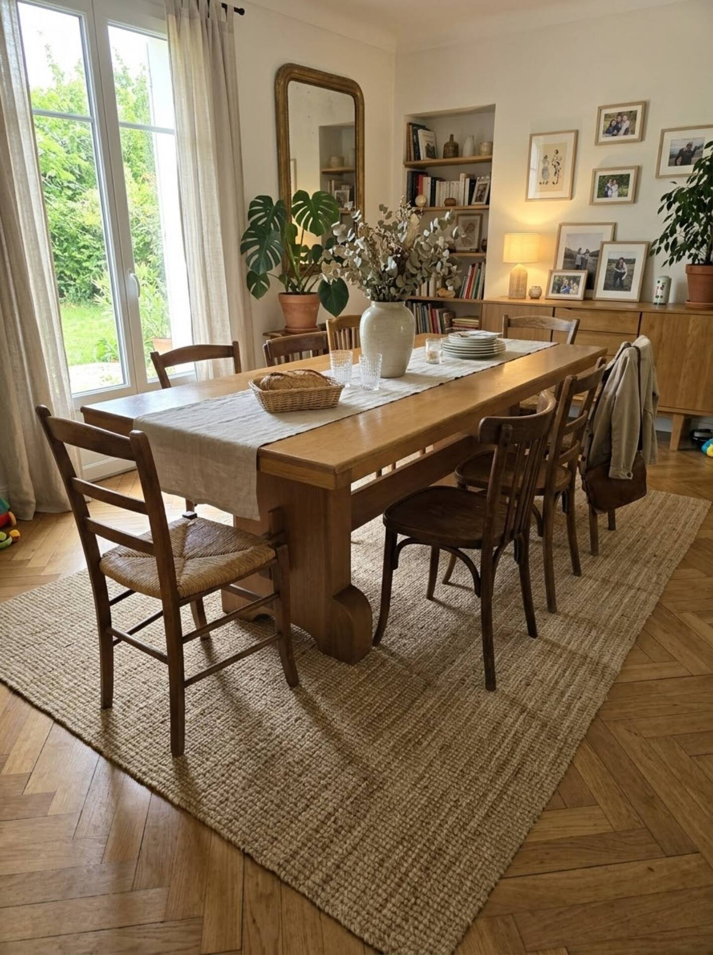 Monastery table in oak