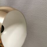 Danish ball lamp from the 80s, in gold colored lacquer.