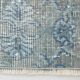 7x11 Turkish Light Blue Camouflage Pattern Vintage Rug, 223x329Cm