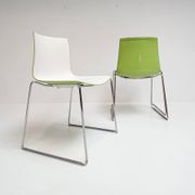 Set of 4 Katifa design chair by Arper, after 2000