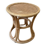 Rattan pouf