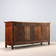 Antique buffet in various types of wood, Italy, 18th century