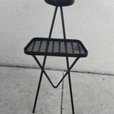 Cendrier sur pied vintage tripode année 50 60