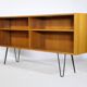 Teak Hairpin shelf sideboard from WK Möbel