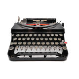 Remington Model 5T black typewriter usa revised new ribbon