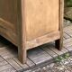 Armoire parisienne vitrée en bois brut, 1940