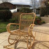 Rattan rocking chair