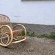 Rocking chair rotin 1960 bambou