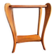 Table d’appoint vintage en chêne courbé – design années 1930-40