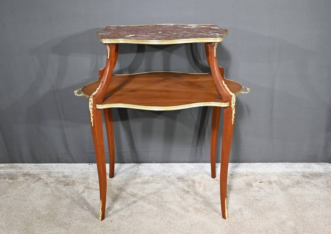 Mahogany Tea Table, Napoleon III style – Late 19th century