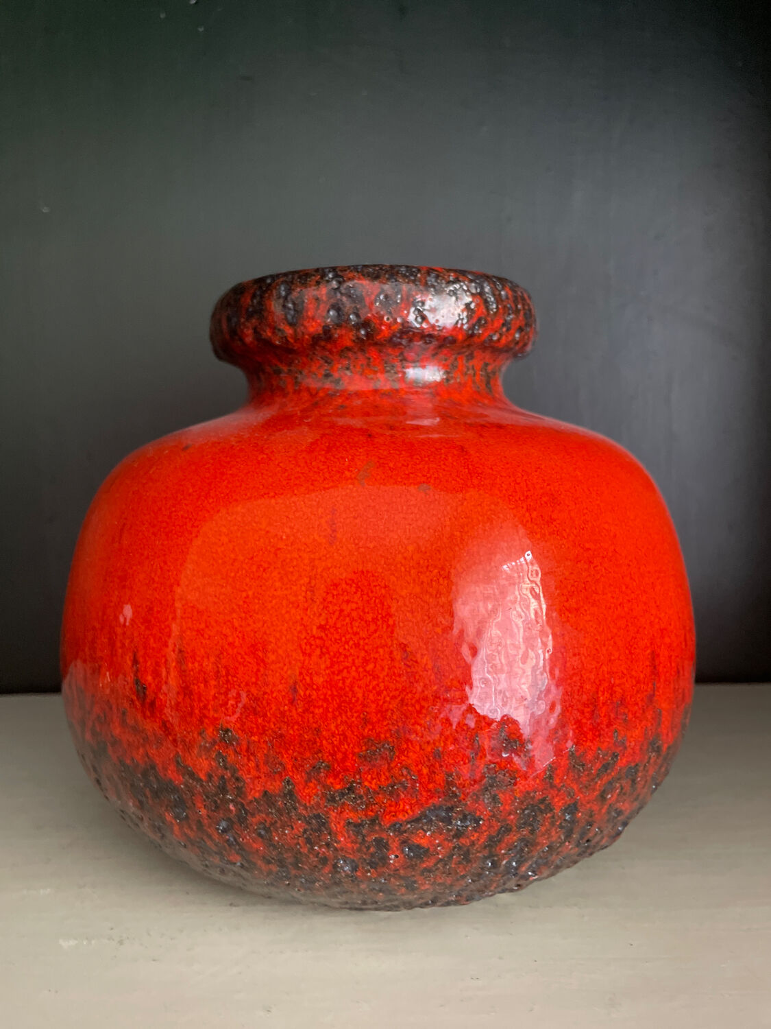 Vintage ceramic vase 1970
