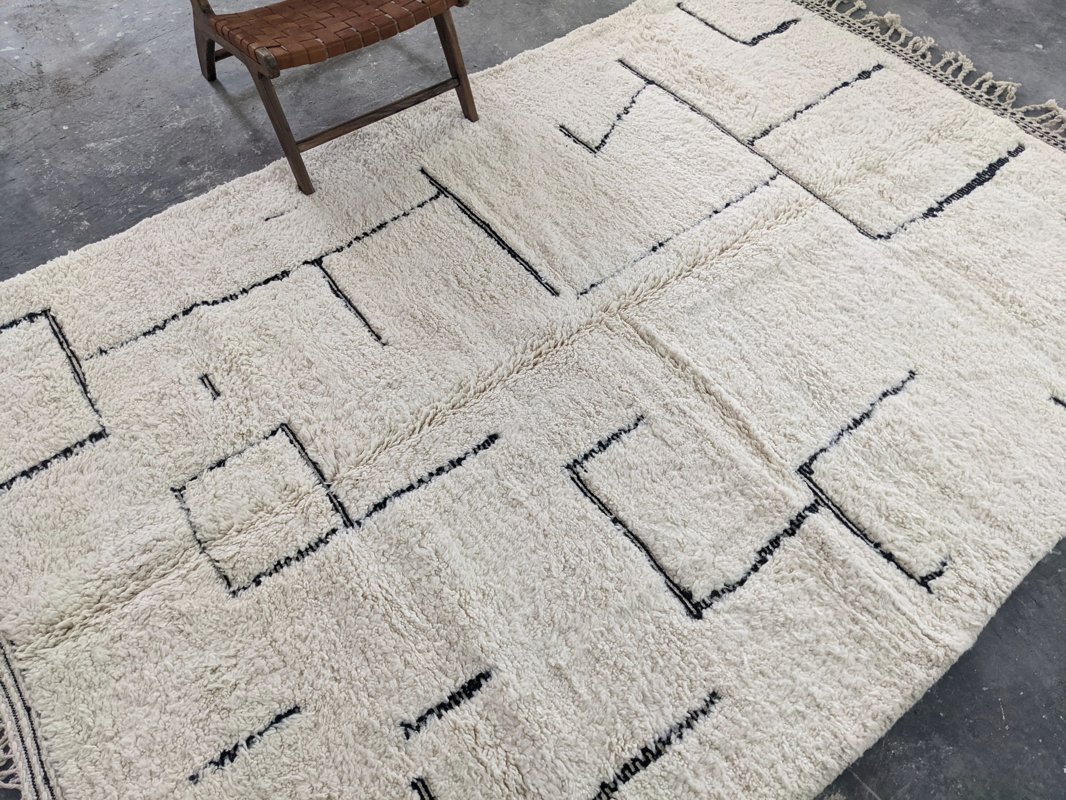 Grand tapis Beni Ouarain, 305 x 215 cm