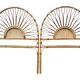 60s rattan headboard