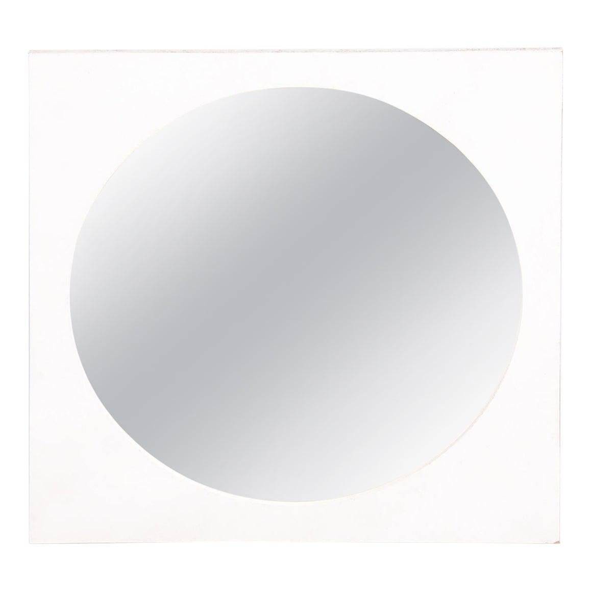 Mid-Century Czech Wall Mirror with Wooden Frame, 1970s